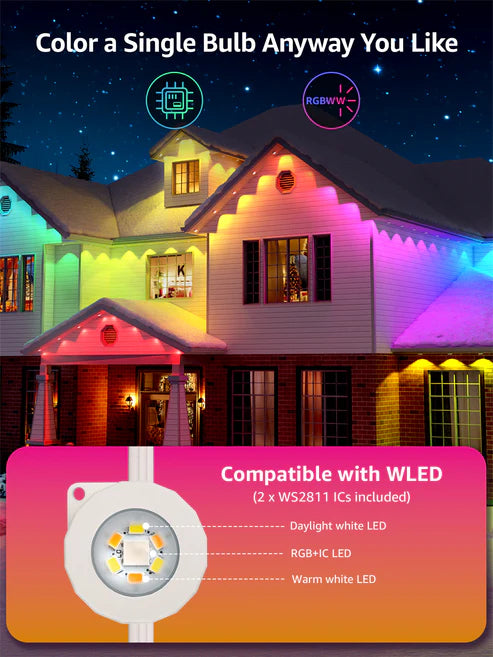 E1 AI-Powered Permanent Outdoor Lights