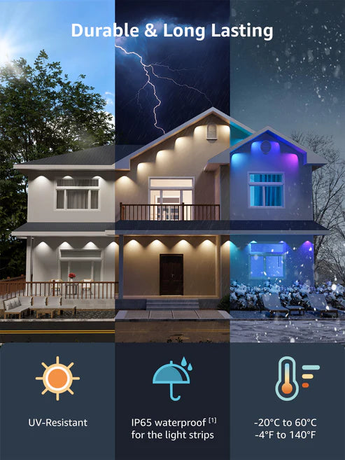 E1 AI-Powered Permanent Outdoor Lights
