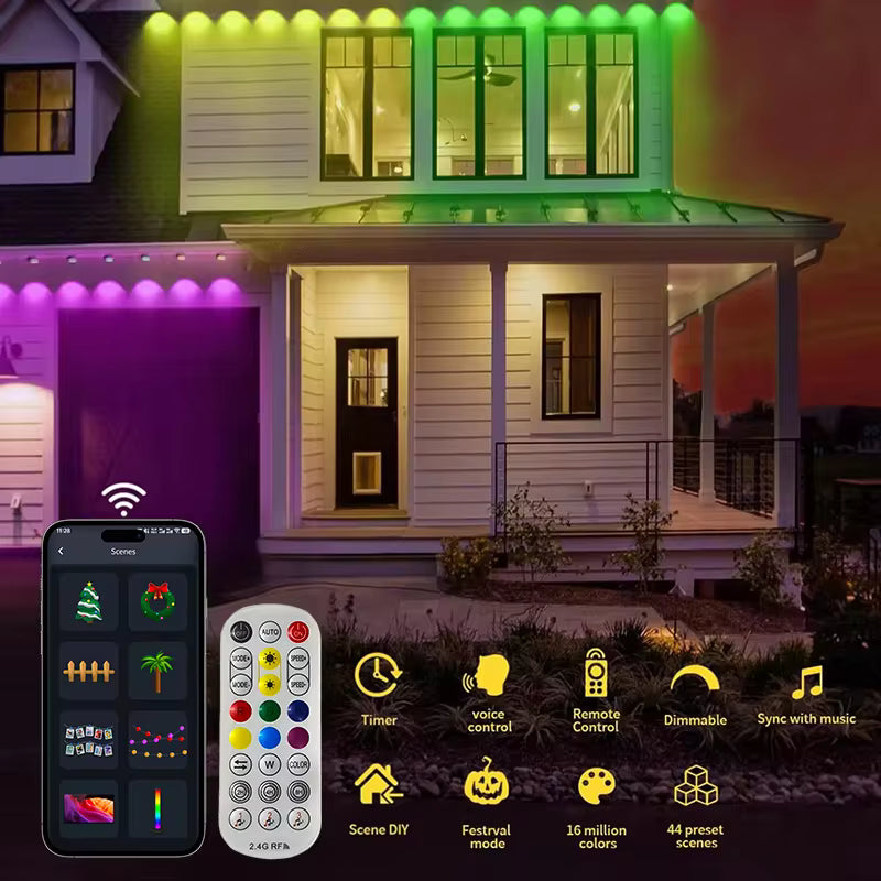 E1 AI-Powered Permanent Outdoor Lights