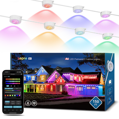 E1 AI-Powered Permanent Outdoor Lights