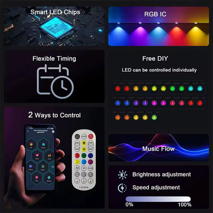 E1 AI-Powered Permanent Outdoor Lights