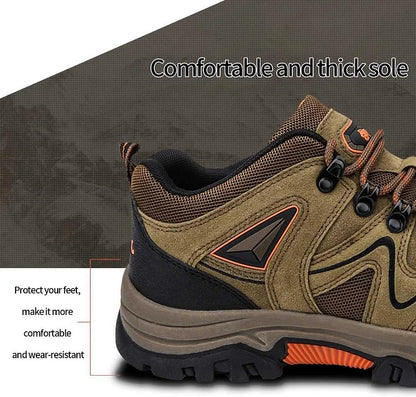 Men's Outdoor Lightweight Breathable Orthopedic Hiking Shoes Comfortable Trekking Work Shoes For All Season